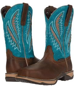 Anthem VentTEK Composite Toe (Royal Chocolate/Turquoise) Cowboy Boots
