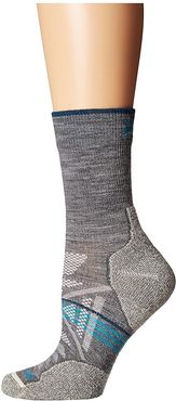 PhD(r) Outdoor Light Mid Crew (Medium Gray) Women's Crew Cut Socks Shoes