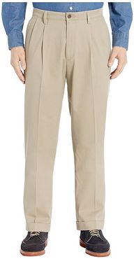 Easy Khaki Pants D4 Relaxed Fit - Pleated (Timber Wolf) Men's Casual Pants