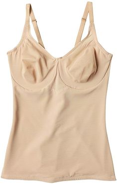 Extra Firm Sexy Sheer Shaping Underwire Camisole (Nude) Women's Underwear