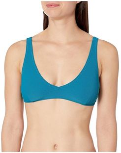 Simply Mesh V-Neck (Tidal Blue) Women's Swimwear