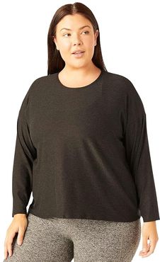 Plus Size Morning Light Pullover (Darkest Night) Women's Clothing