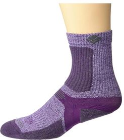 Hiking Ultra Lightweight Crop Crew Socks 1-Pack (Wild Iris) Crew Cut Socks Shoes