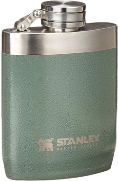 8 oz Master Unbreakable Hip Flask (Hammertone Green) Glassware Cookware