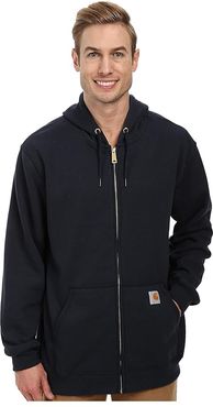 MW Hooded Zip Front Sweatshirt (New Navy) Men's Sweatshirt