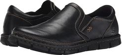 Sawyer (Black Full Grain Leather) Men's Slip on  Shoes