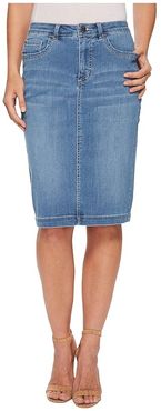 Coolmax Denim Pencil Skirt (Chambray) Women's Skirt