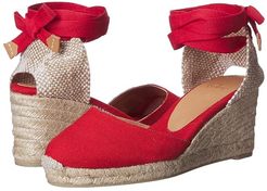 Carina 60mm Wedge Espadrille (Rojo Rubi) Women's Shoes