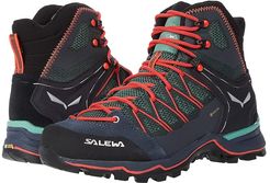 Mountain Trainer Lite Mid GTX (Field Green/Fluo Coral) Women's Shoes