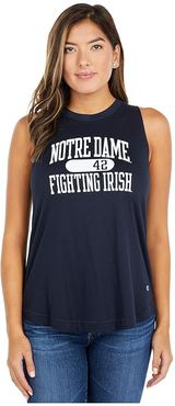 Notre Dame Fighting Irish University 2.0 Tank Top (Marine Midnight Navy) Women's Clothing