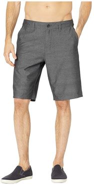 Santa Cruz Hybrid Walkshorts (Heather Black) Men's Shorts