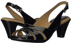 Neima - Soft Spots (Black Patent) Women's Dress Sandals