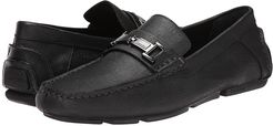 Magnus (Black Weave Emboss) Men's Shoes