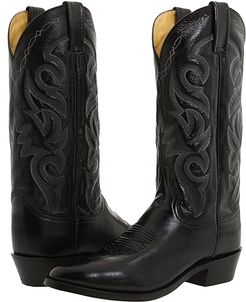 Milwaukee R Toe (Black) Cowboy Boots