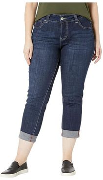 Plus Size Carter Girlfriend Jeans (Night Breeze) Women's Jeans