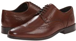 Nelson Wing Tip Dress Casual Oxford (Brown) Men's Dress Flat Shoes