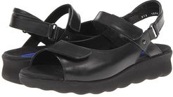 Pichu (Black Leather) Women's Sandals