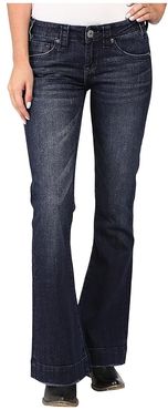 Trousers Low Rise in Dark Wash W8-8486 (Dark Wash) Women's Jeans