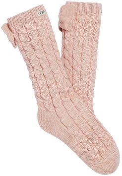 Laila Fleece Lined Sock (Pink Cloud/Gold) Women's No Show Socks Shoes