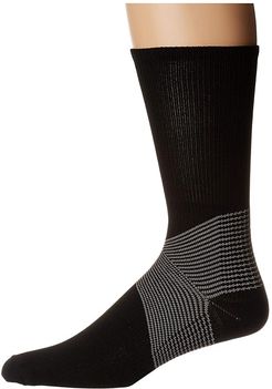 Sensory Crew Silver (Black) Crew Cut Socks Shoes