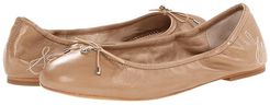 Felicia (Nude Leather) Women's Flat Shoes