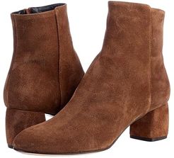 Suede Ankle Boot (Cognac) Women's Shoes