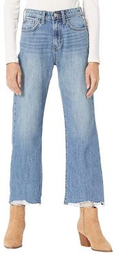 Blake with Destructed Hem in Groove (Groove) Women's Jeans