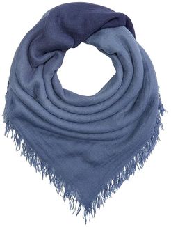 Shadow Dye Cashmere and Silk Scarf (Crown Blue/Tempest) Scarves