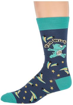 You Wish (Blue) Men's Crew Cut Socks Shoes