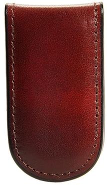 Old Leather Collection - Magnetic Money Clip (Cognac Leather) Wallet