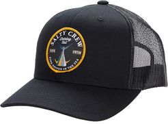 Bottom Dweller Retro Trucker (Black) Caps