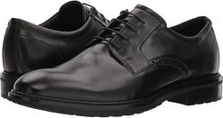 Vitrus I Plain Toe Tie (Black) Men's Lace Up Wing Tip Shoes