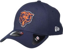 NFL Team Classic 39THIRTY Flex Fit Cap - Chicago Bears (Navy) Baseball Caps