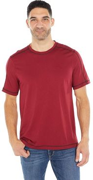 Crew Neck Lounge T-Shirt (Biking Red) Men's Clothing