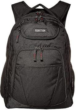 17Tribute Multi-Pocket Laptop Tablet Business Travel Backpack (Black) Backpack Bags