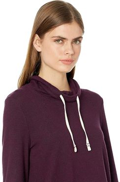 Tunnel Neck Cloud Jersey Pullover (Wine Tasting) Women's Clothing