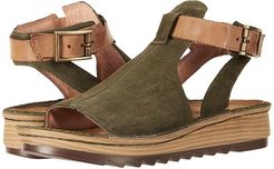 Verbena (Brushed Oily Olive Suede/Vintage Camel Leather) Women's Shoes