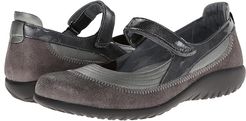 Kirei (Sterling Leather/Gray Shimmer Leather/Gray Patent Leather) Women's Maryjane Shoes