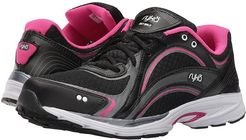 Sky Walk (Black/Meteorite/Pink) Women's Walking Shoes