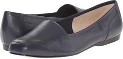 Liberty (Navy Leather) Women's Slip on  Shoes