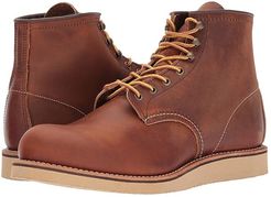 6 Rover Round Toe (Copper Rough and Tough) Men's Lace-up Boots