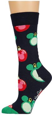 Disney Baublelicious Sock (Dark Blue/Navy) Women's Crew Cut Socks Shoes