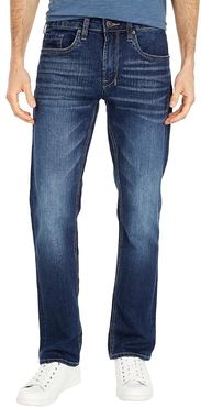 Six Straight Jean in Whiskered and Sanded (Whiskered and Sanded) Men's Jeans