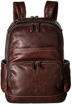 Logan Backpack (Dark Brown Antique Pull Up) Backpack Bags