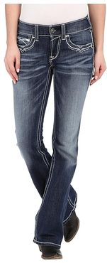 R.E.A.L. Boot Cut Entwined (Marine) Women's Jeans