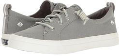 Crest Vibe Washed Linen (Grey) Women's Lace up casual Shoes