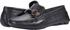 Leather Wrapped Bit Driver (Black) Women's Shoes