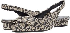 Viva Sling T (Beige/Nero/Nero) Women's Shoes