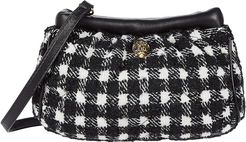 Kensington Small Soft Clutch (Black/White) Handbags