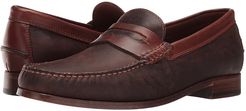 Sadler (Brown Oiled Steer) Men's Slip on  Shoes